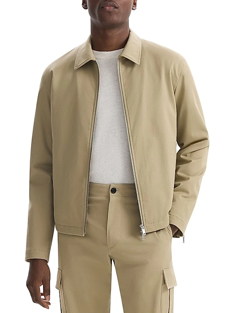 Stretch Cotton Twill Jacket