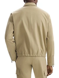 Stretch Cotton Twill Jacket
