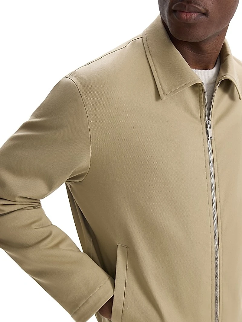 Stretch Cotton Twill Jacket