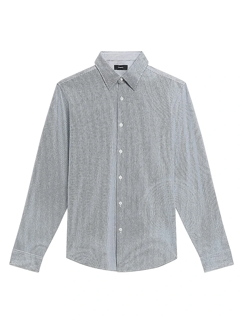 Sylvain Cotton-Blend Button-Front Shirt