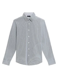 Sylvain Cotton-Blend Button-Front Shirt