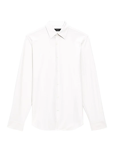 Sylvain Cotton-Blend Button-Front Shirt