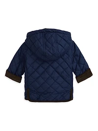Baby Boy's Quilted Hooded Jacket