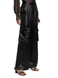Beatriz Wide-Leg Cargo Pants