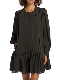 Quince Long-Sleeve Minidress