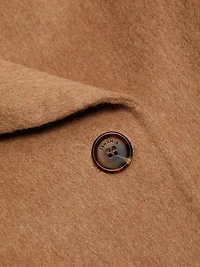 Rumi Belted Wool-Blend Coat