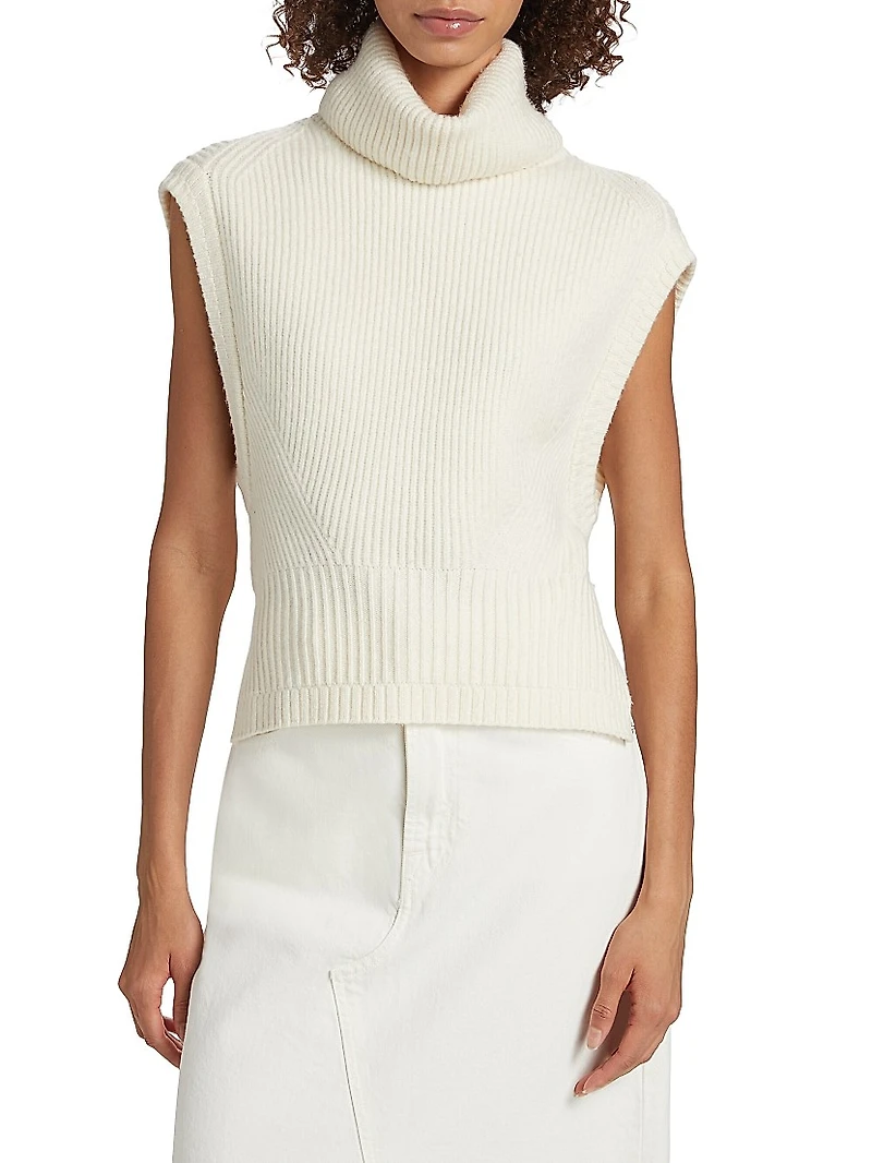 Maple Ribbed Sleeveless Top