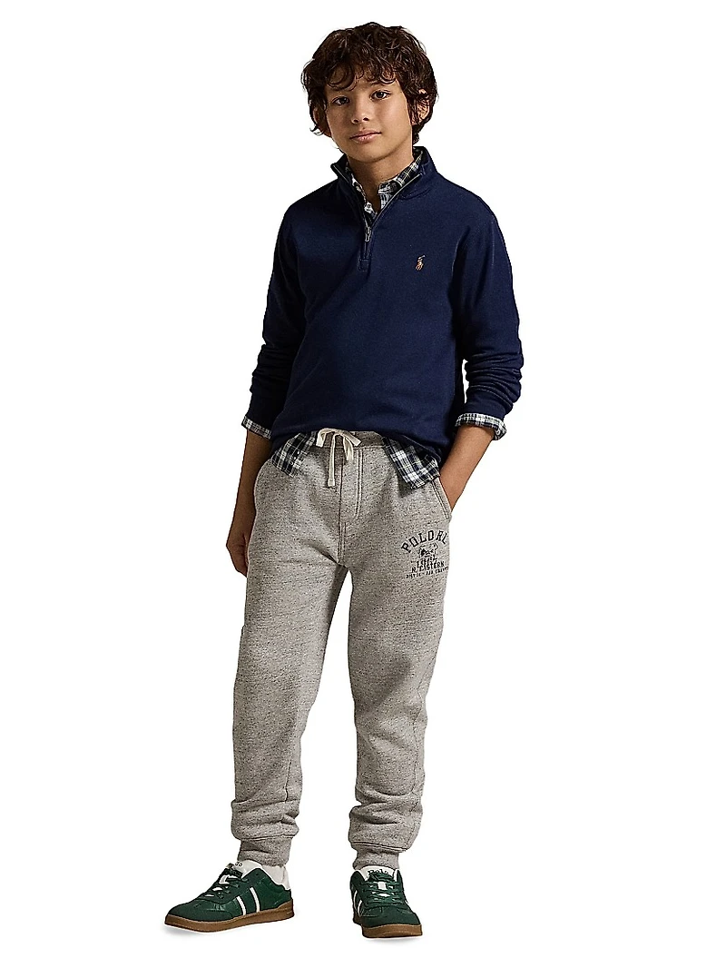 Little Boy's & Half-Zip Pullover