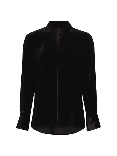 Pandy Velvet Blouse
