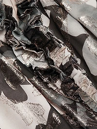 Boden Abstract Silk-Blend Blouse