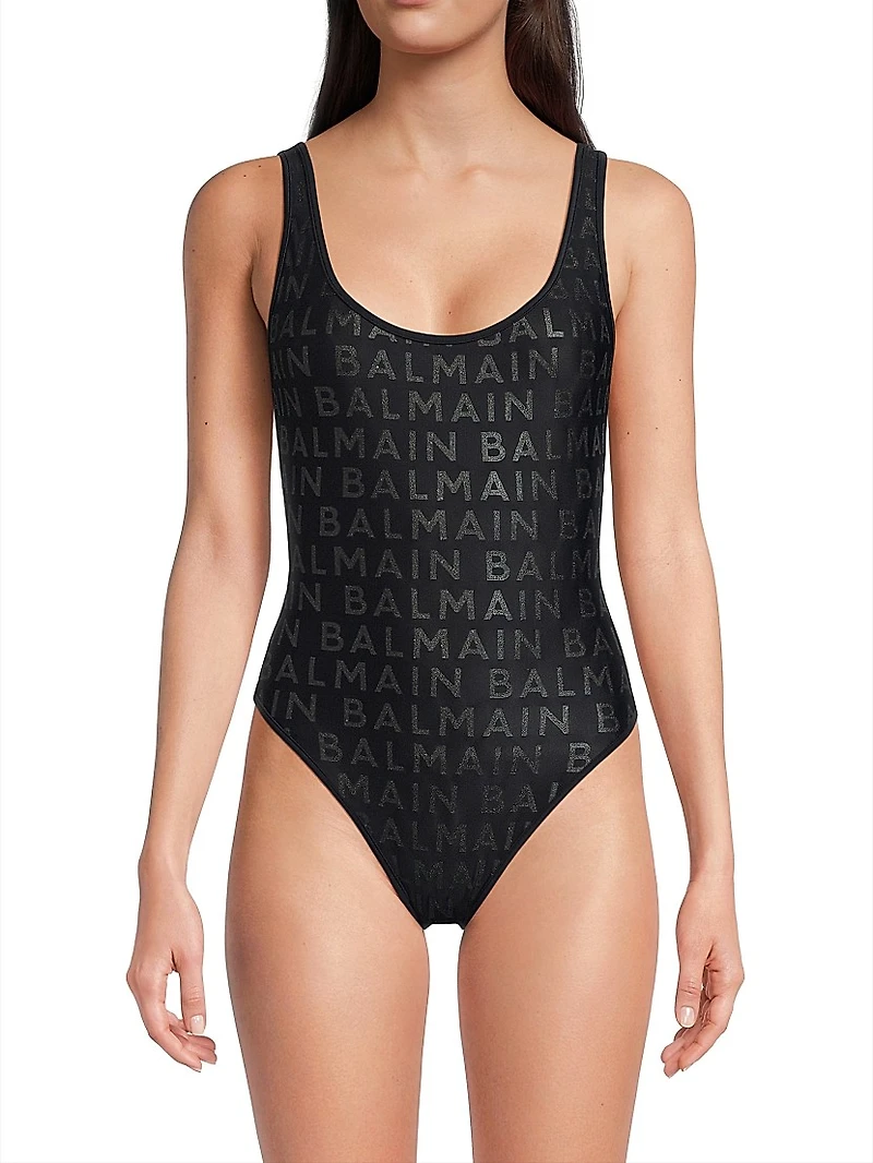 Allover Print One-Piece Swimsuit