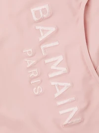 Embroidery Logo One-Piece Swimsuit
