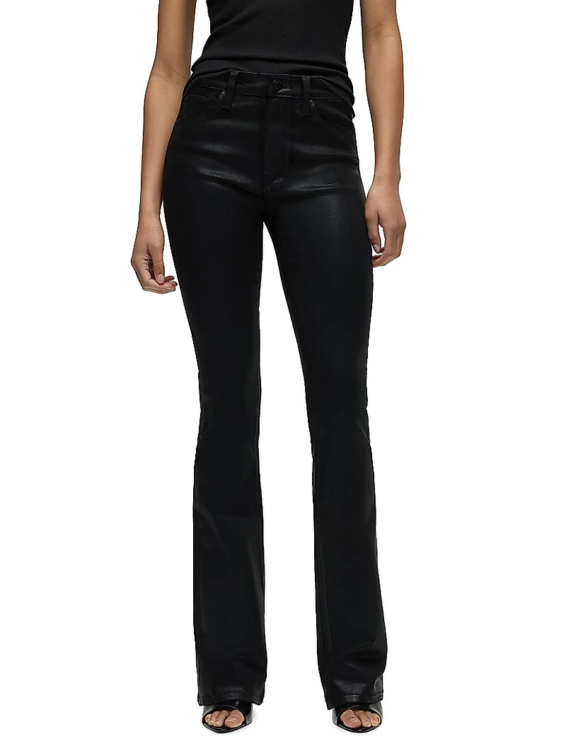 Barbara High-Rise Boot-Cut Jeans