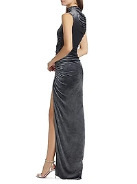 Svita Draped Body-Con Gown