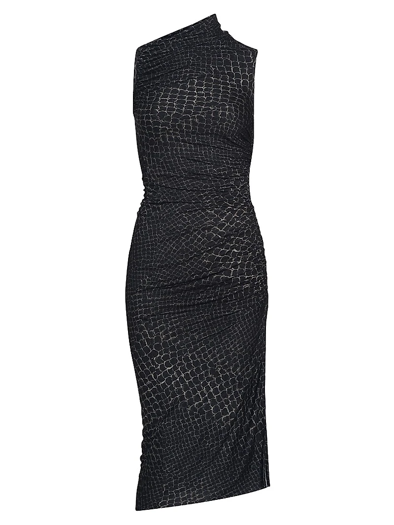 Abito Svita Crocodile Sleeveless Knee-Length Dress