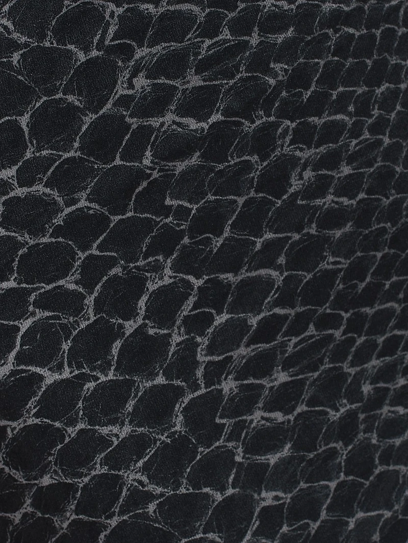 Gonna Jade Crocodile Miniskirt