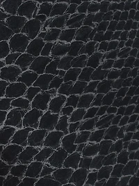 Gonna Jade Crocodile Miniskirt