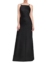 Moira Bias-Cut A-Line Gown