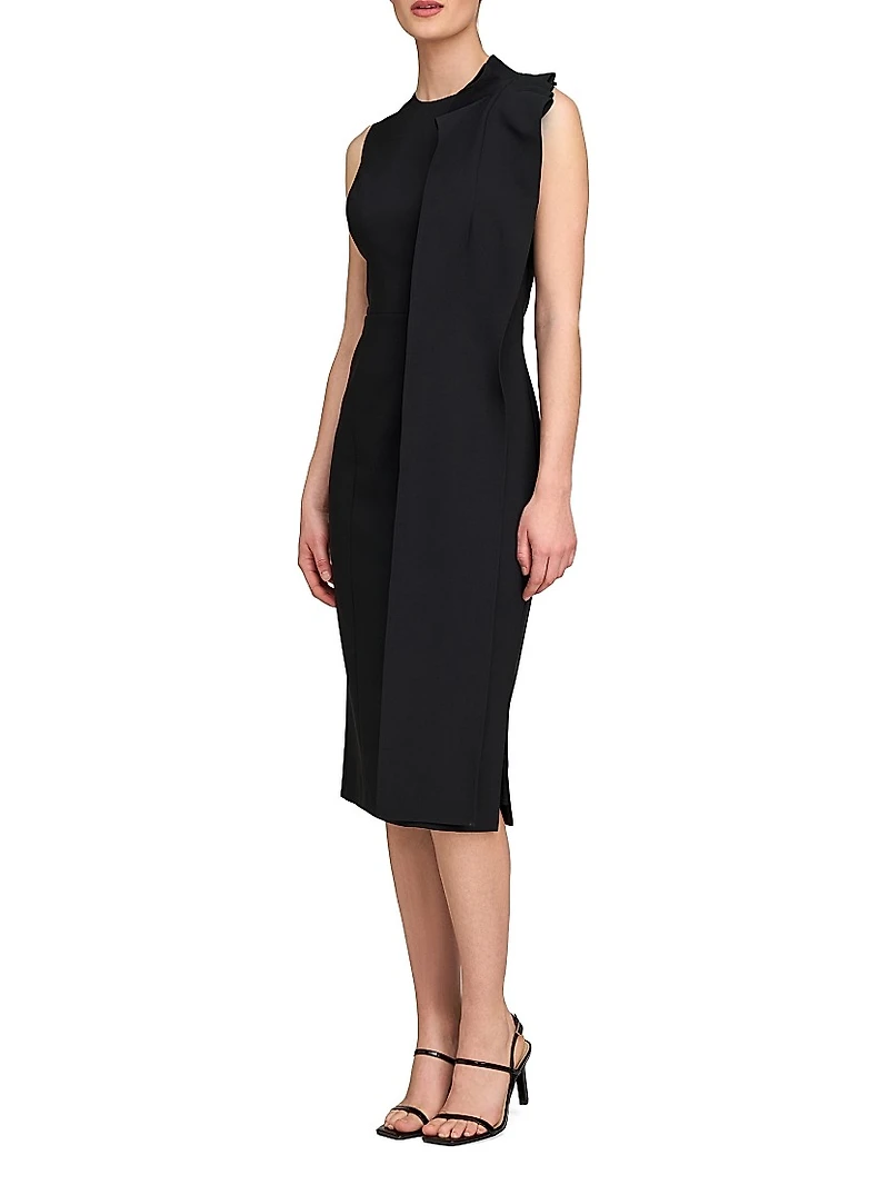 Naomi Stretch Crêpe Cocktail Dress