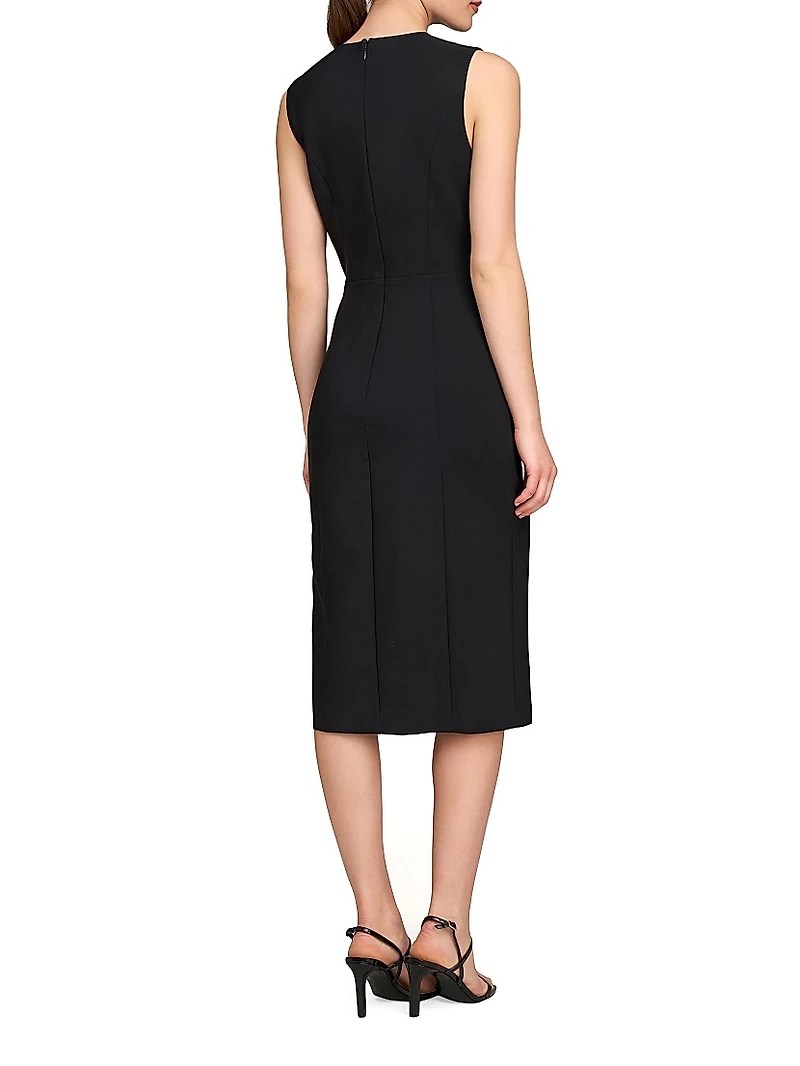 Naomi Stretch Crêpe Cocktail Dress