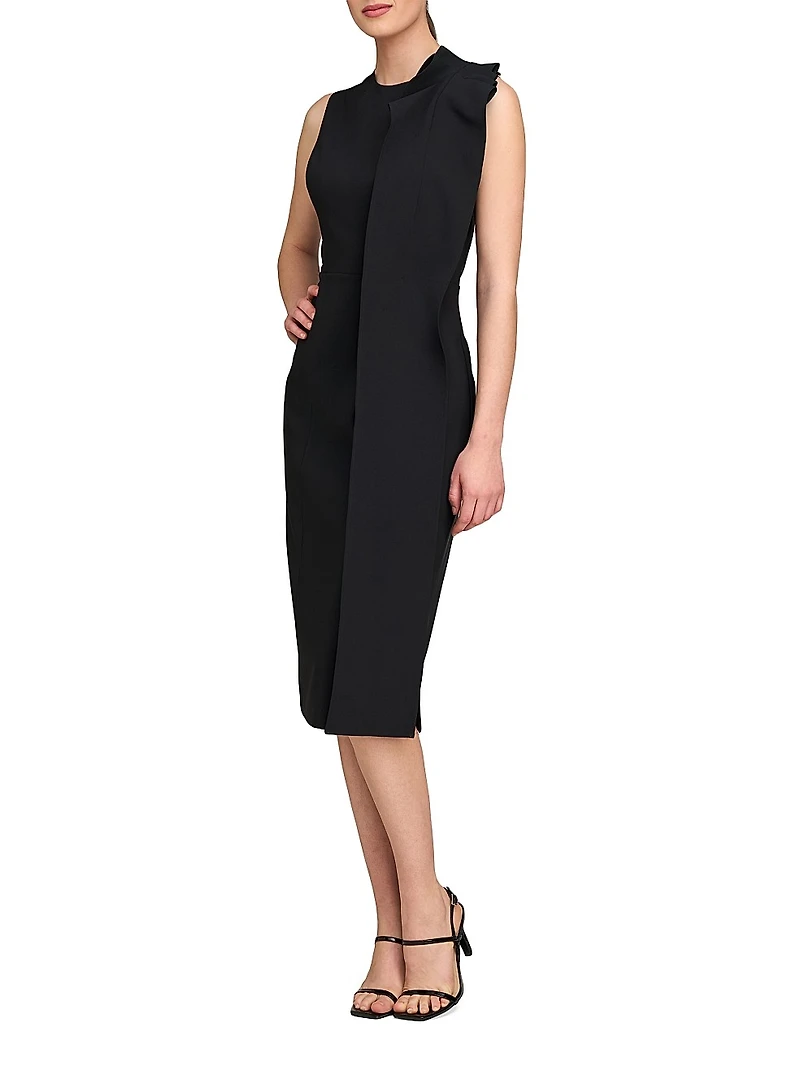 Naomi Stretch Crêpe Cocktail Dress