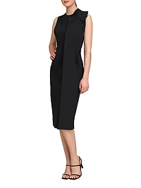 Naomi Stretch Crêpe Cocktail Dress