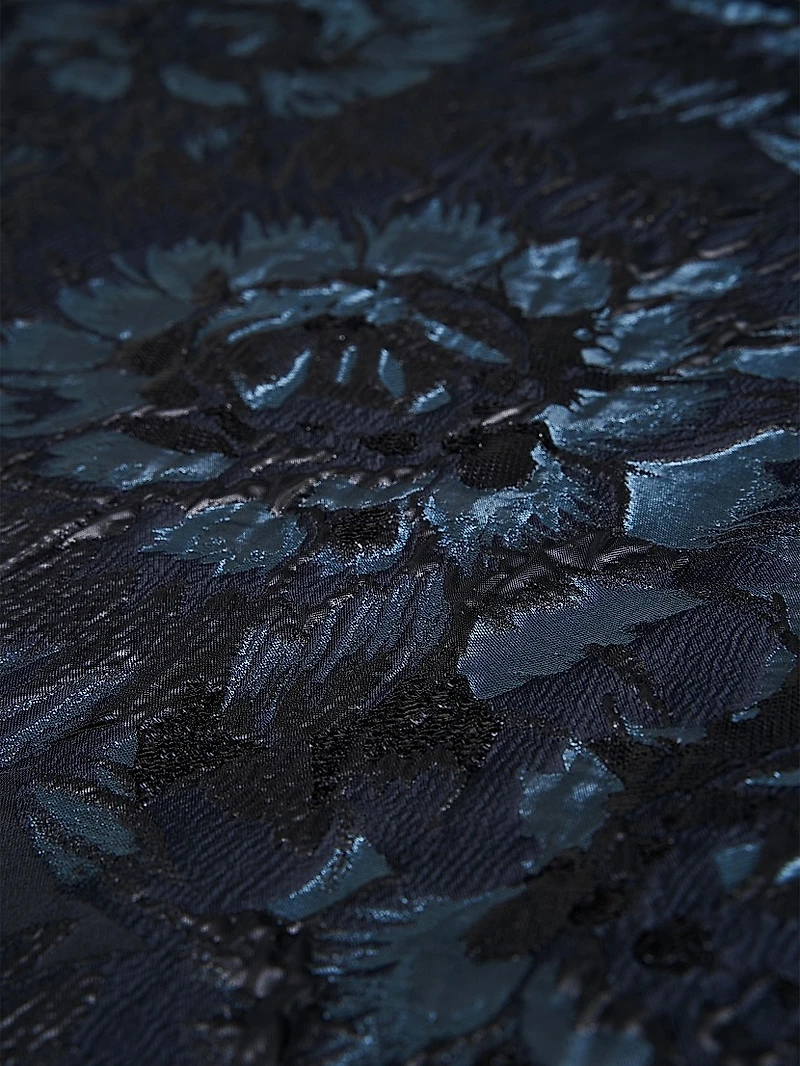 Isabetta Floral Jacquard Gown