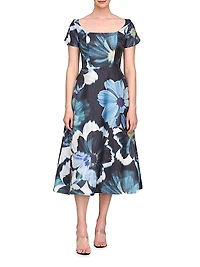 Emma Floral Cocktail Dress