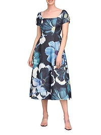 Emma Floral Cocktail Dress