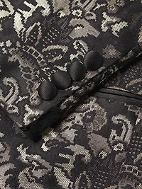 Novel Silk-Wool Smoking Jacket