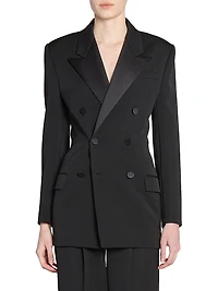 Tuxedo Jacket Grain De Poudre