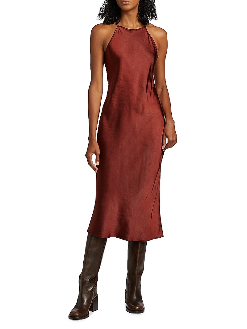 Jac Pieced Layered Midi-Dress