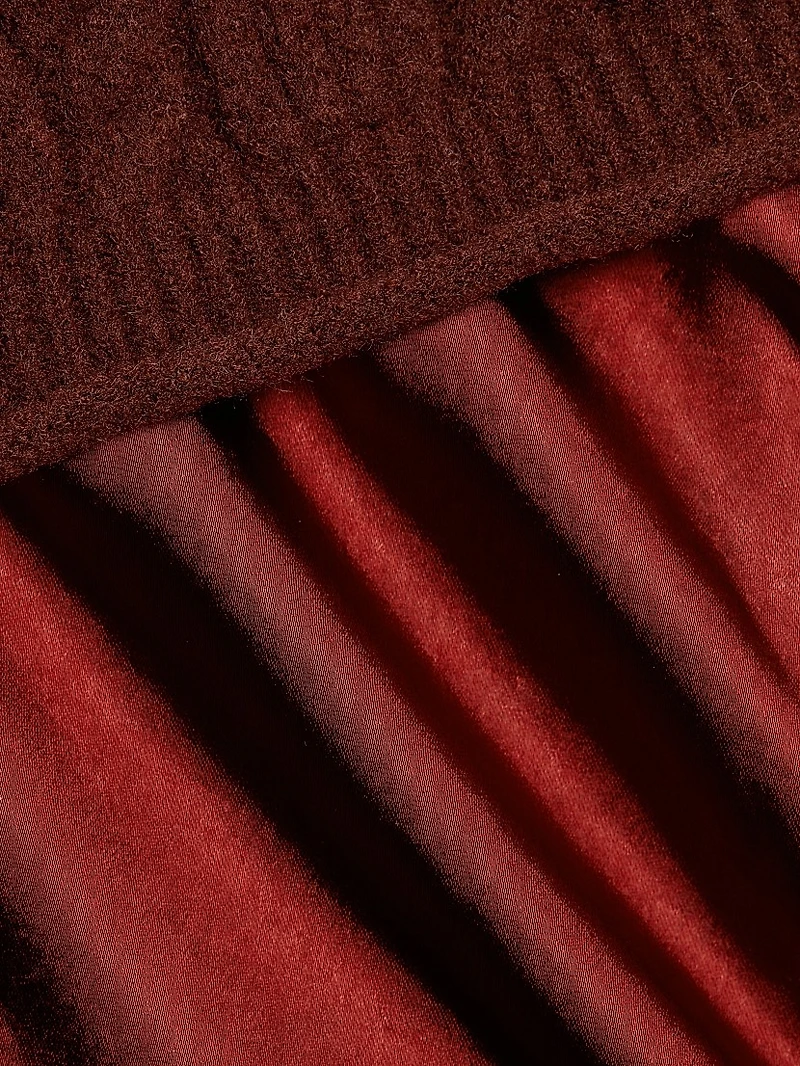 Jac Pieced Layered Midi-Dress