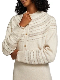 Teagan Intarsia-Knit Cardigan