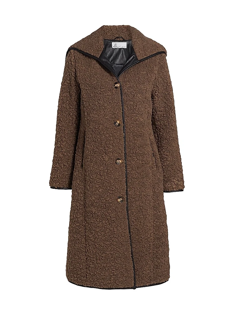 Trace Faux-Shearling Coat