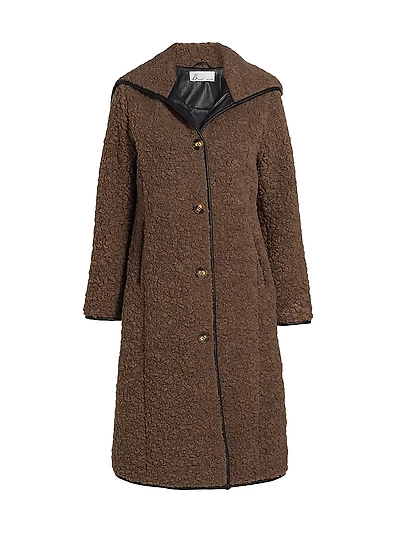 Trace Faux-Shearling Coat