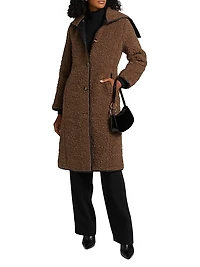 Trace Faux-Shearling Coat