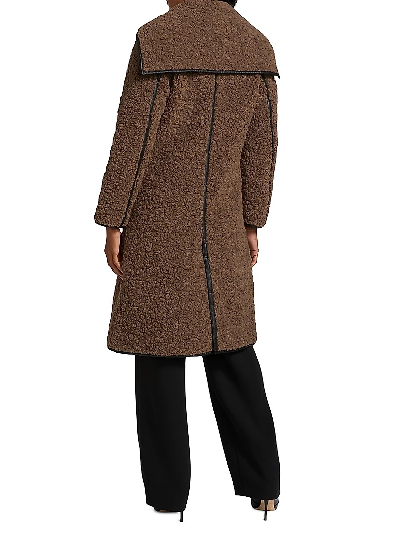 Trace Faux-Shearling Coat
