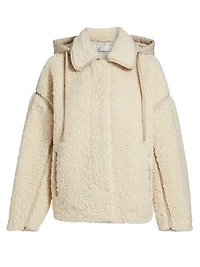 Kyle Faux-Shearling Hooded Jacket