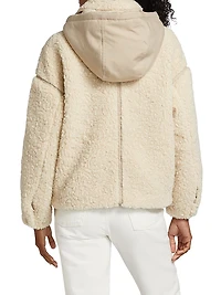 Kyle Faux-Shearling Hooded Jacket