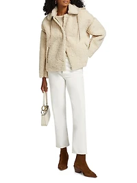 Kyle Faux-Shearling Hooded Jacket