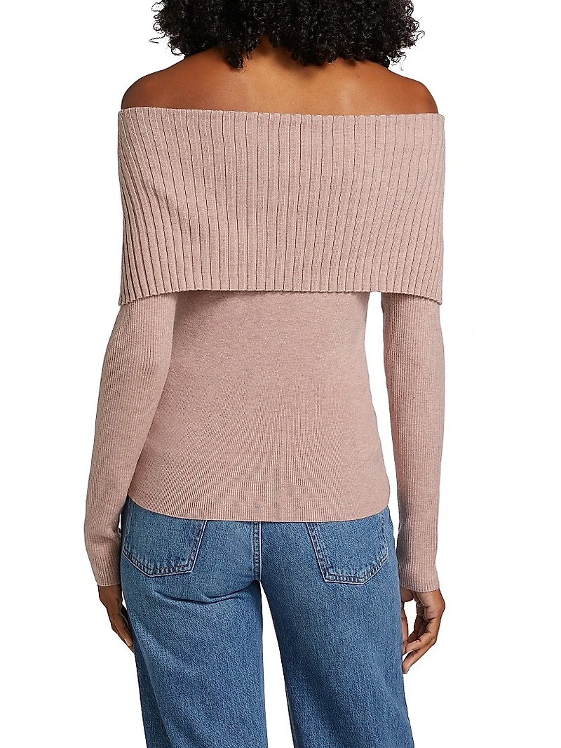 Becca Knit Funnel Neck Top