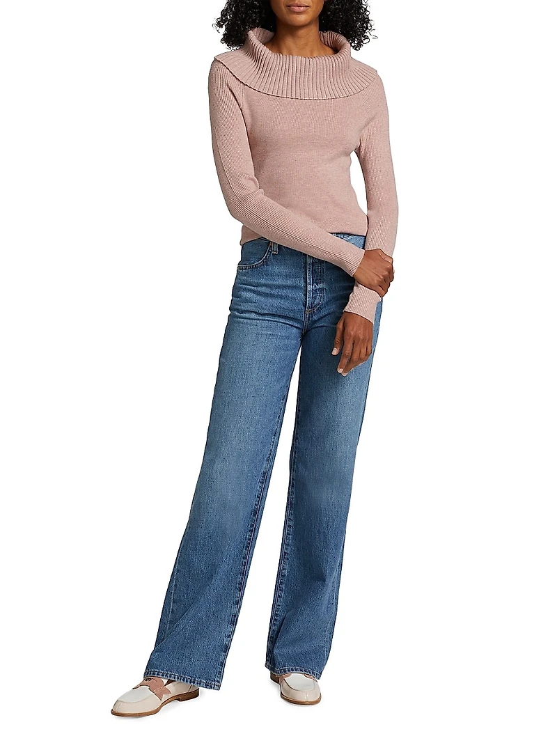 Becca Knit Funnel Neck Top