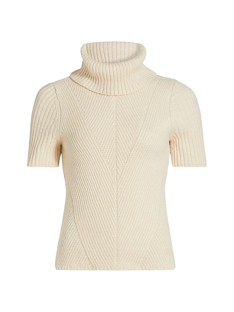 Mimi Ribbed Wool-Blend Top