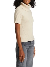 Mimi Ribbed Wool-Blend Top