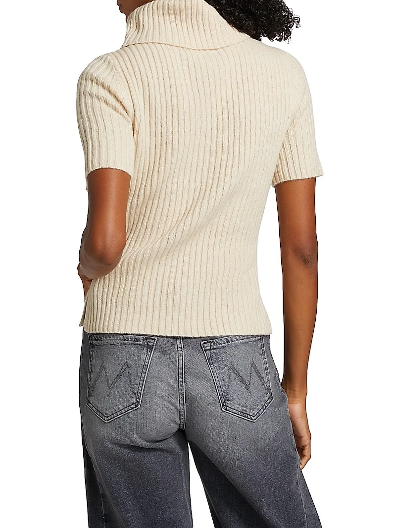 Mimi Ribbed Wool-Blend Top