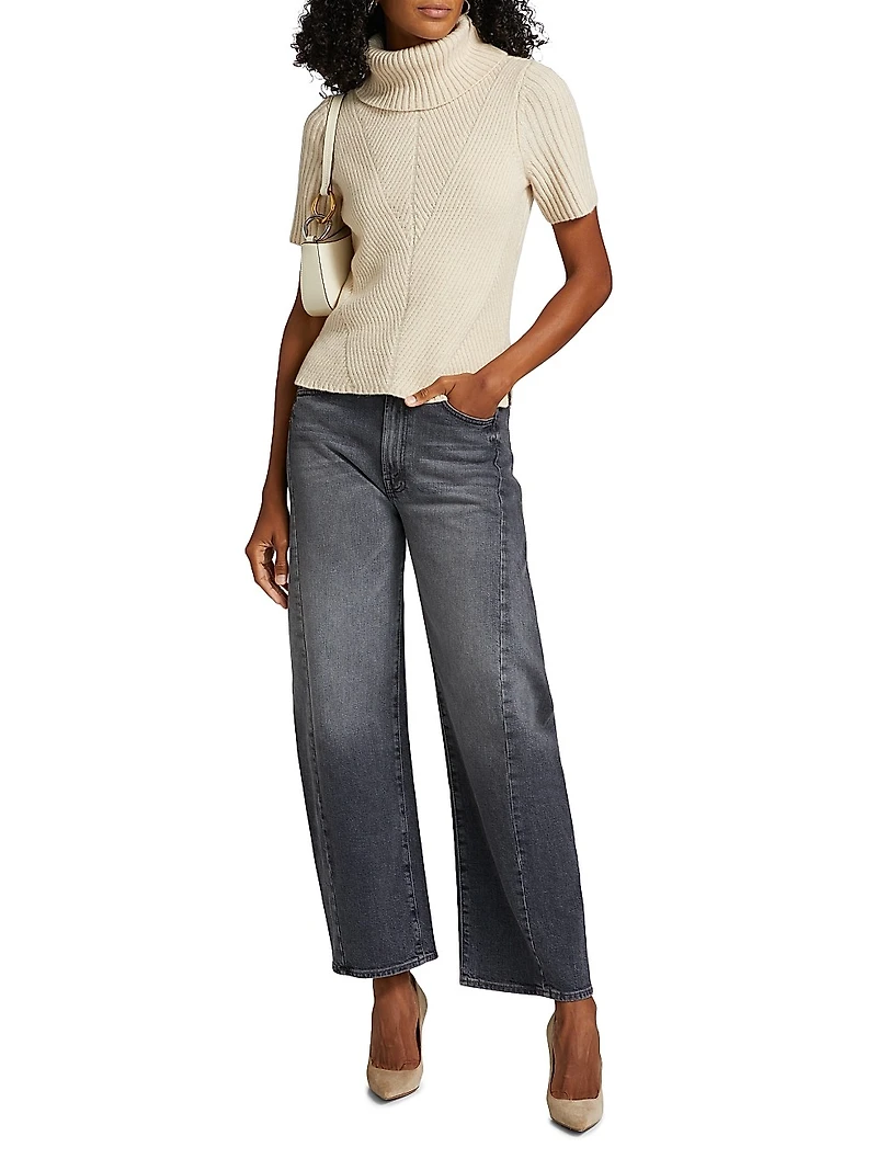 Mimi Ribbed Wool-Blend Top