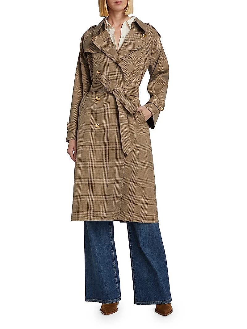 Toussaint Cotton Double-Breasted Trench Coat