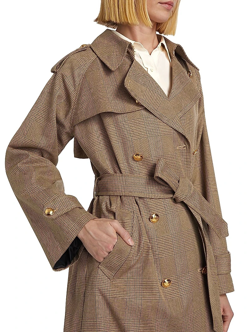 Toussaint Cotton Double-Breasted Trench Coat