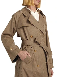 Toussaint Cotton Double-Breasted Trench Coat